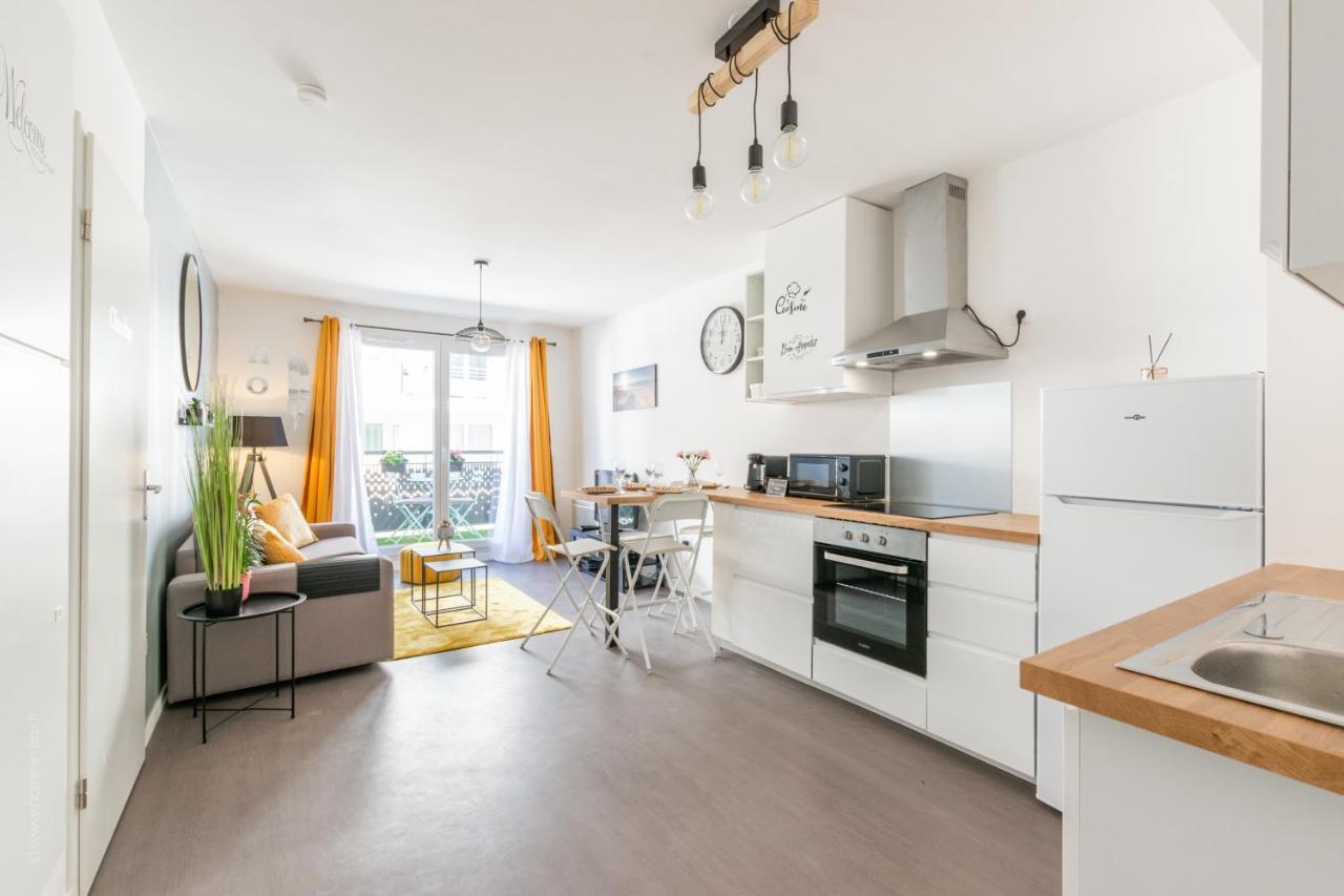 The Sunshine- Appart Cosy Proche Paris-Disney Avec Parking Prive Dans Residence 莫城 外观 照片