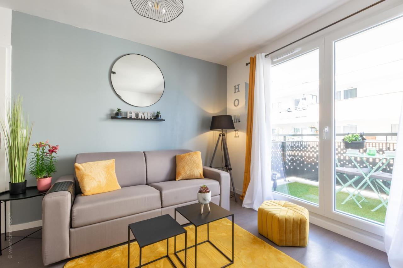 The Sunshine- Appart Cosy Proche Paris-Disney Avec Parking Prive Dans Residence 莫城 外观 照片