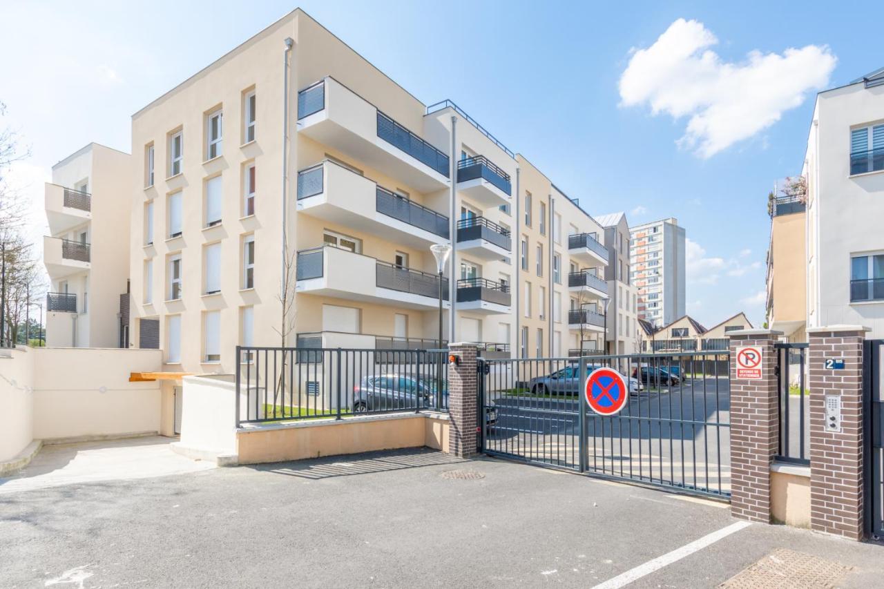 The Sunshine- Appart Cosy Proche Paris-Disney Avec Parking Prive Dans Residence 莫城 外观 照片